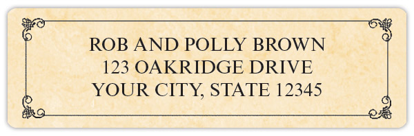 Scroll Address Labels