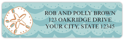 At the Beach Sheet Labels