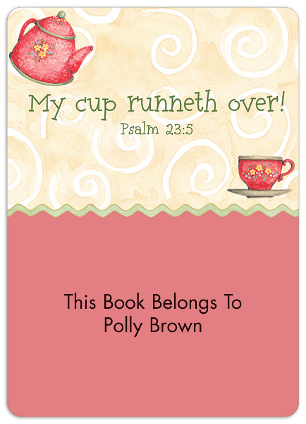 Tea Time Book Plate Labels