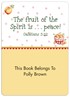 Fruit of the Spirit Book Plate Labels Image 4