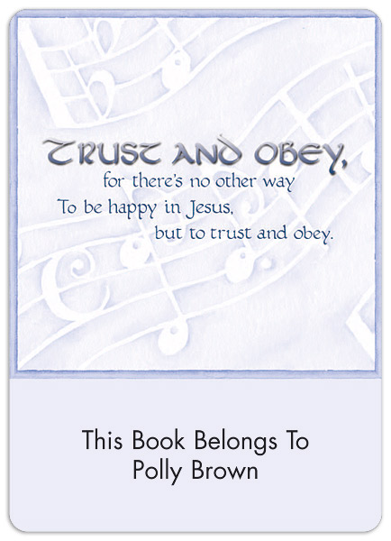 Heavenly Hymns Book Plate Labels
