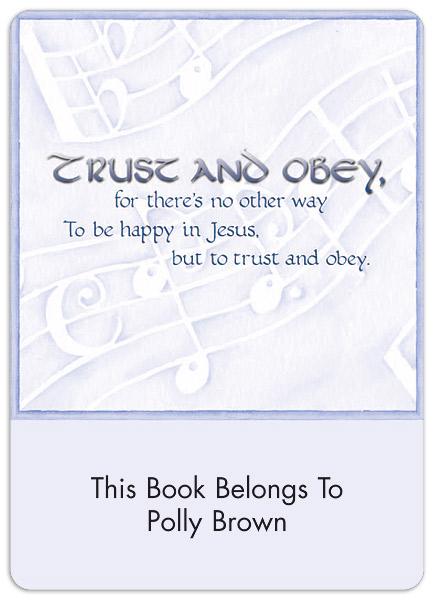 Heavenly Hymns Book Plate Labels