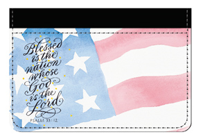 Calligraphy Debit Caddy