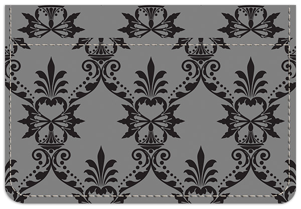 Soho Black Damask Debit Caddy