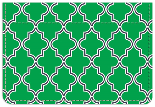 Soho Bright Quatrefoil Debit Caddy