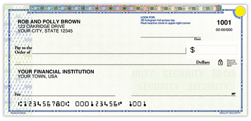 High Security Personal Checks