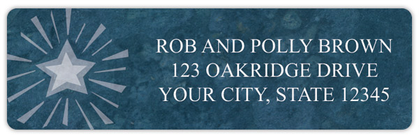 Star of Wonder Address Labels