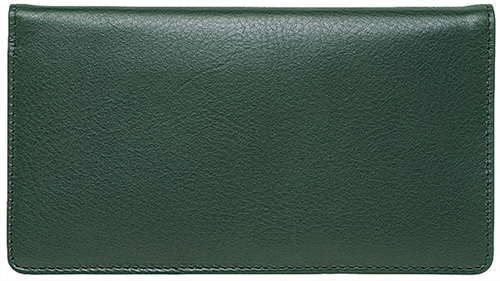Green Checkbook Cover