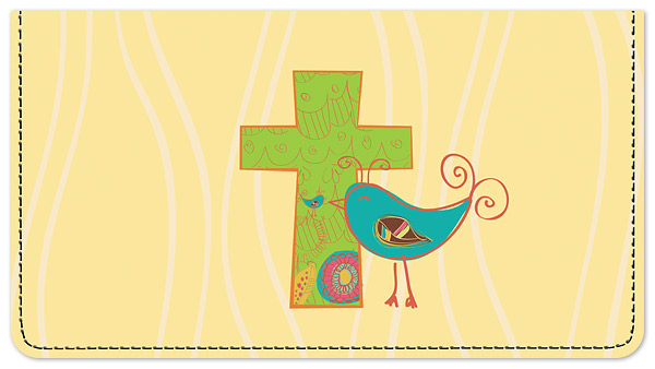 Love Lives Here Checkbook Cover