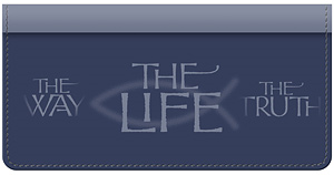He Is Checkbook Cover