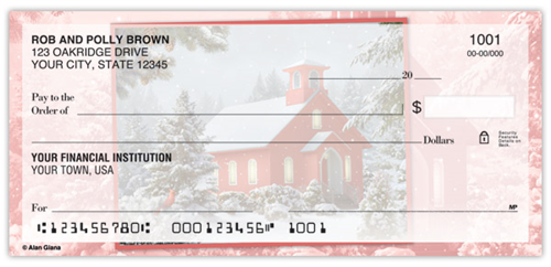 Country Churches Checks