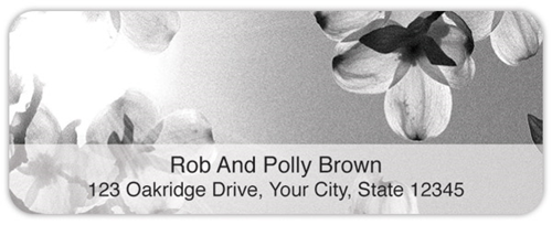 Dramatic Dogwood Address Labels