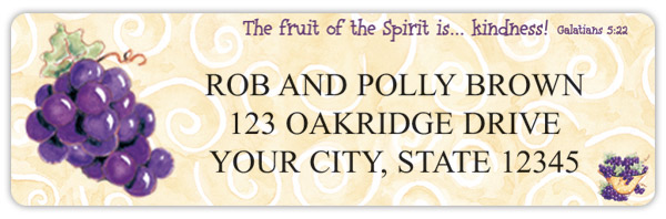 Fruit of the Spirit Address Labels