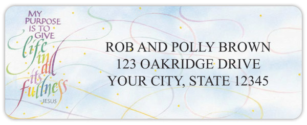 Calligraphy Address Labels