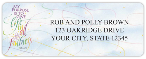 Calligraphy Address Labels