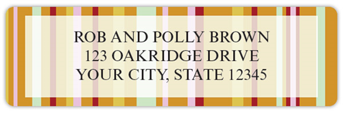 Sassy Stripes Sheet Labels