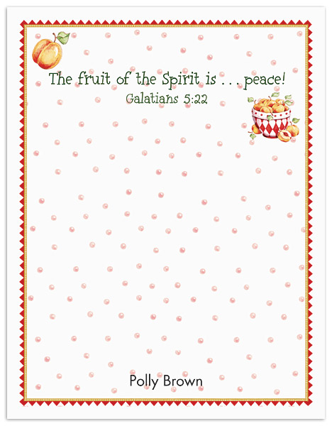 Fruit of the Spirit Memo Notepads