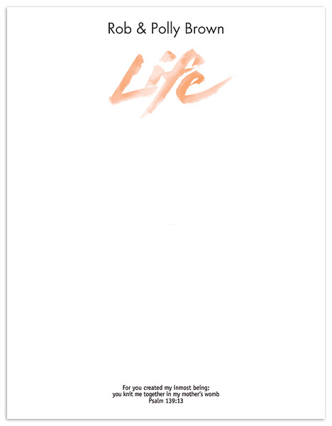 Sanctity of Life Memo Notepads