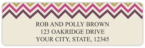 Chevron Address Labels