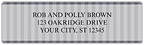 Classic Grey Address Labels