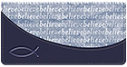 Believe Checkbook Cover