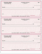 Maroon Laser Draft Checks