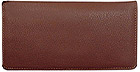 Brown Leather Checkbook Cover